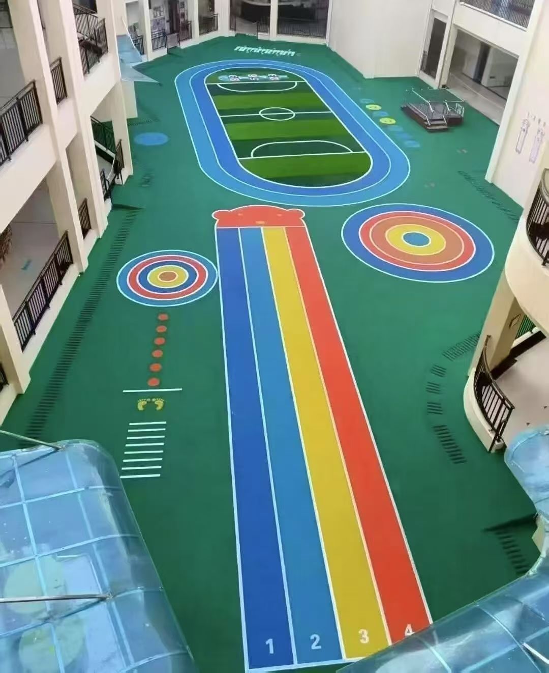 抚州市幼儿园塑胶跑道预制型跑道 - 排名