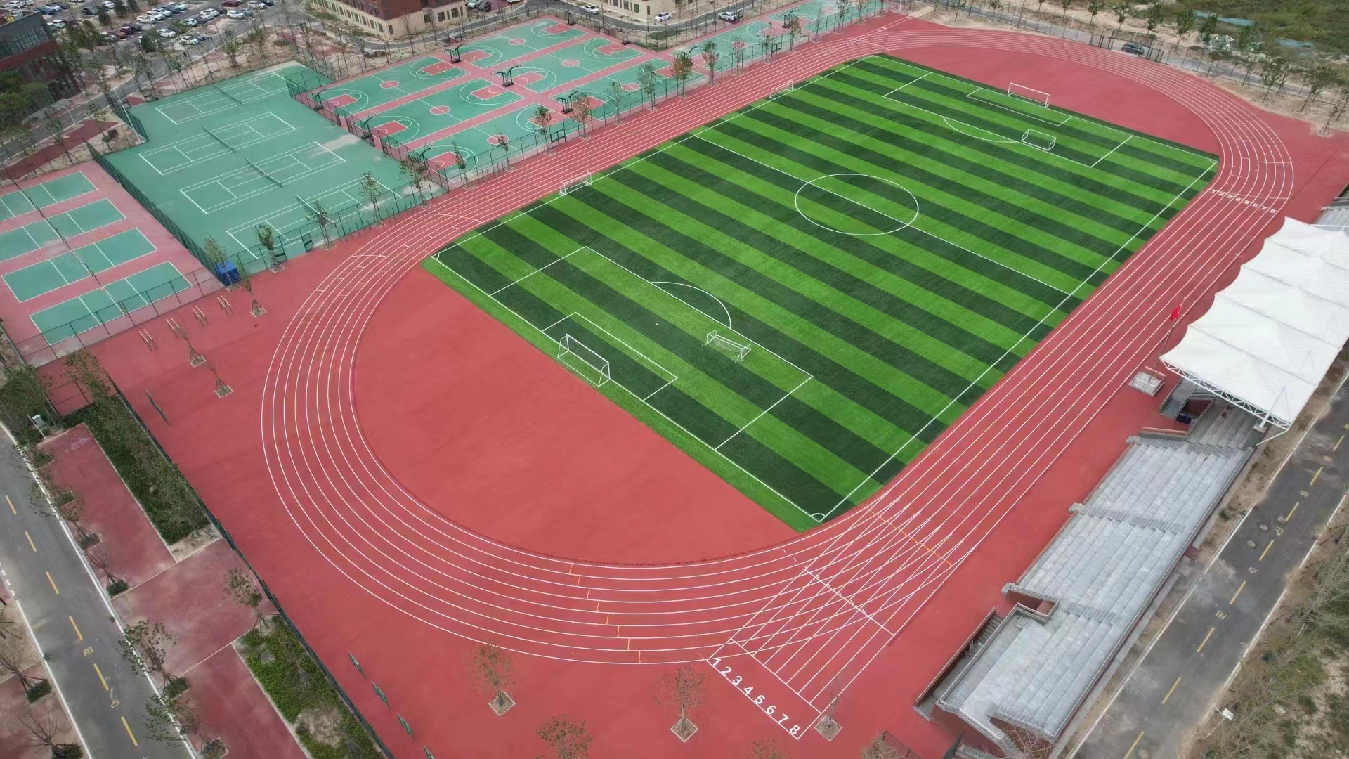 抚州市足球场人造草坪健身步道 - 排名